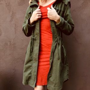 Green Old Navy utility jacket